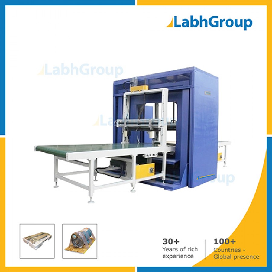 Automatic Horizontal Stretch Film Wrapping Machine Inr Labh