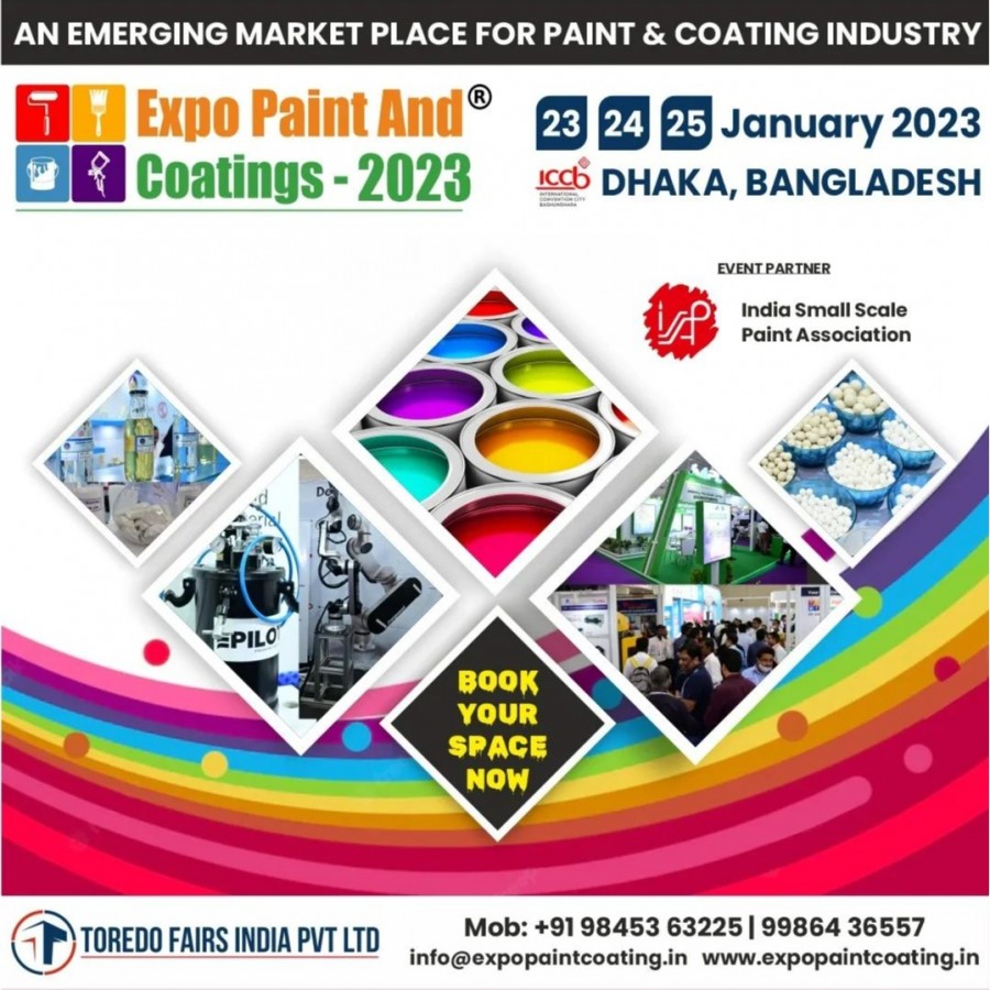 Expo Paint Coating 2023 USD 300 Toredo Fairs India Pvt Ltd