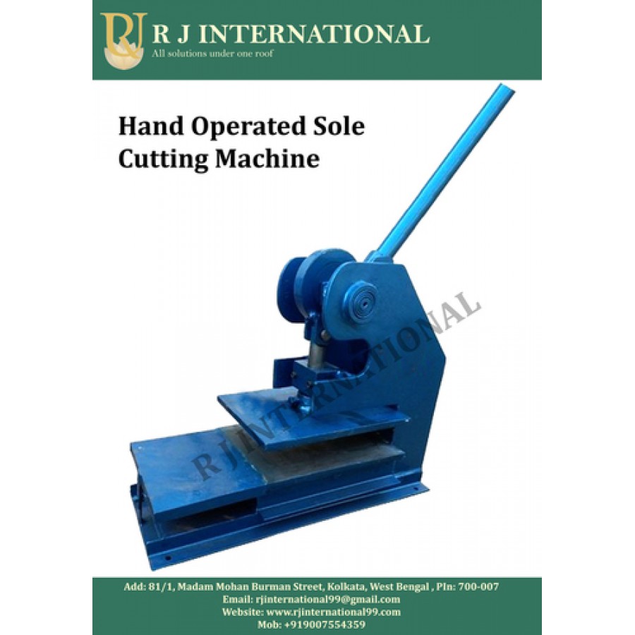 Manual Hand Operated Cast Iron Slipper Making Machine Inr Per