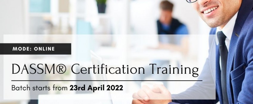 DASSM Online Certification Workshop (Apr 2023), , - Webinar