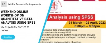 Weekend Online Workshop On Quantitative Data Analysis Using SPSS 31 ...