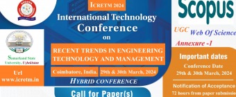 4 International Conference On Recent Trends In Engineering Technology ...