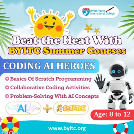 CODING AI HEROES, BYITC’s Refreshing Summer Courses! 