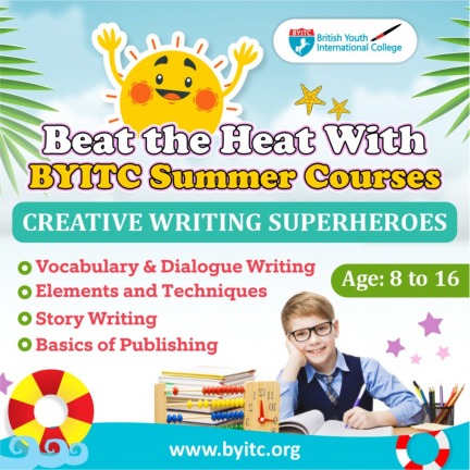 CREATIVE WRITING SUPERHEROES, BYITC’s Refreshing Summer Courses! 