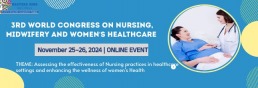 3rd World Congress on Nursing, Midwifery and Women's Healthcare 