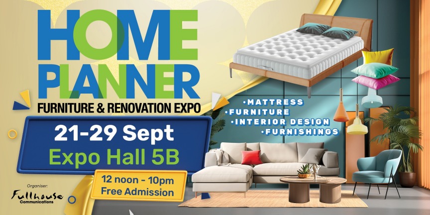 Main Banner, Home Planner Furniture and Renovation Expo