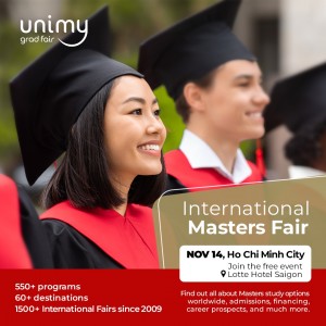 Unimy Grad Fair at Lotte Hotel Saigon on 14 Nov