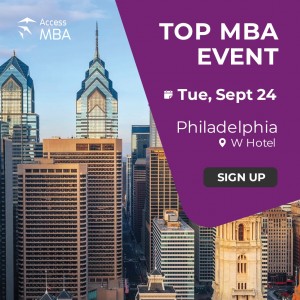 Access MBA in-person event on September 24th in Philadelphia