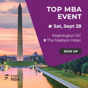 Access MBA in-person event on September 28th in Washington DC