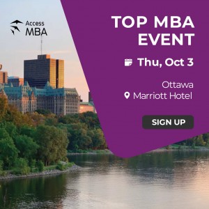 Access MBA in-person event on October 3rd in Ottawa