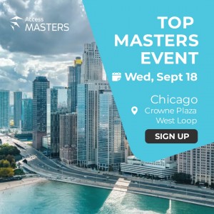 Access Masters in-person event in Chicago on September 18th