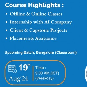 Data Scientist Offline Classes in Bangalore