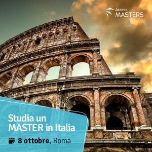 Access MASTERS a Roma l’ 8 ottobre