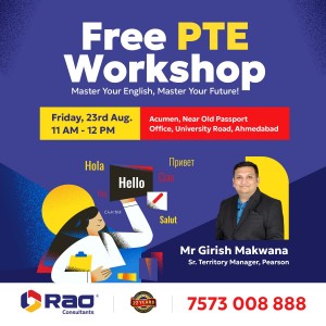 Free PTE Workshop - Rao Consultants