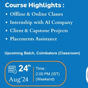 Best Data Scientist Classroom Course in Coimbatore