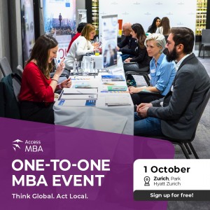 EXCLUSIVE MBA EVENT in ZURICH