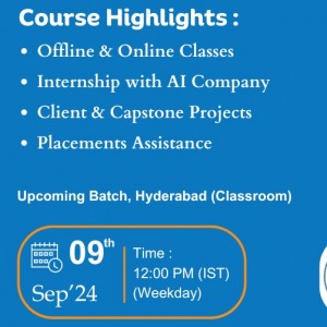 Data Scientist Classroom Training in Hyderabad