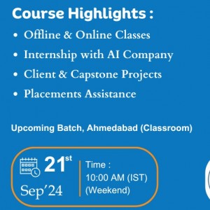 Data Scientist Classroom Training in Ahmedabad