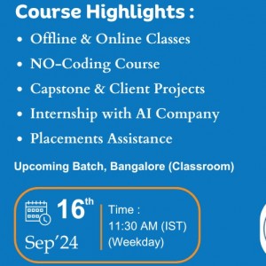 Data Analyst Offline Course in Bangalore