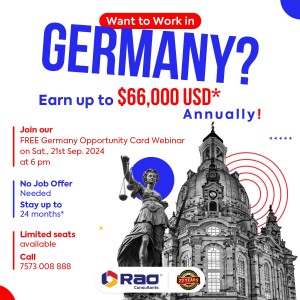 Germany Opportunity Card Webinar - Rao Consultants