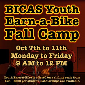 Youth Earn-a-Bike Fall Camp