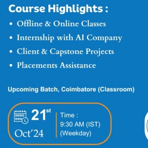 Data Scientist Offline Course in Coimbatore