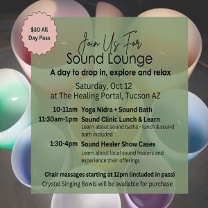 Sound Lounge: A Day to Drop In, Explore, and Relax - Oct 12, 2024