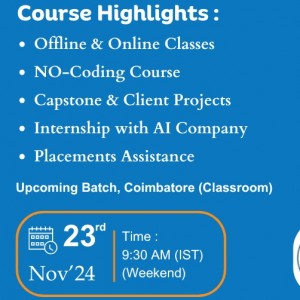 Offline Data Analyst Certification Classes in Coimbatore