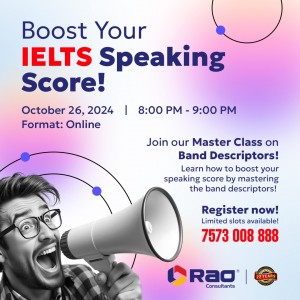 IELTS Speaking Masterclass - Rao Consultants