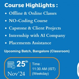 Data Analyst Offline Classes in Bangalore