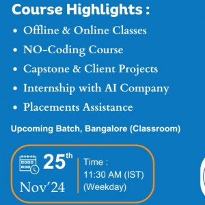 Certified Data Analyst Course in Bangalore