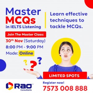 IELTS Listening MCQ's Masterclass - Rao Consultants