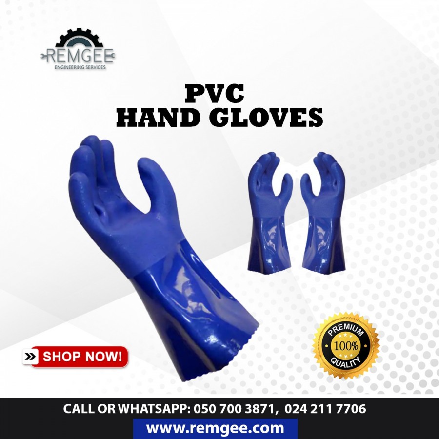 PVC HAND GLOVES, REMGEE ENGINEERING SERVICES GHANA LTD