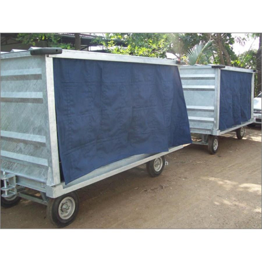 Galvanized Baggage Trolley, CONCORDE ENGINEERS