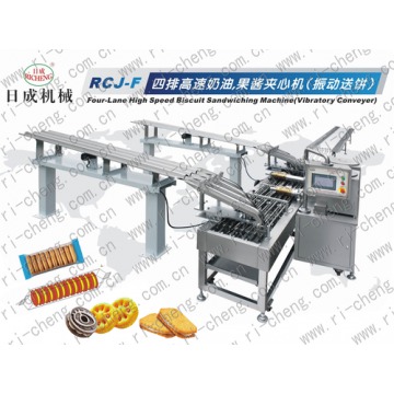 4-Lane High Speed Biscuit Sandwiching Machine RCJ-421