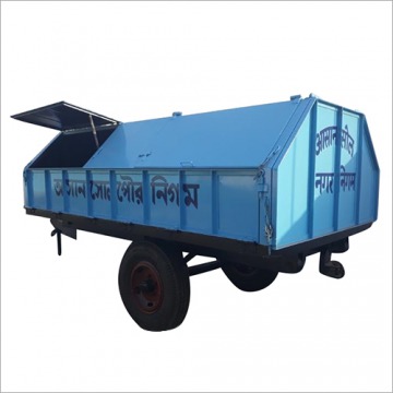 4 Ton Capacity  Covered Hydraulic Dumper  Trailer