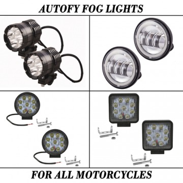 Autofy Fog Lights For All Motorcycles Or Bike