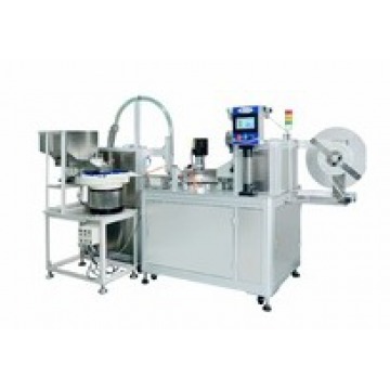 Automatic Capping Small Shrink Sleeve Wrapping Label Machine