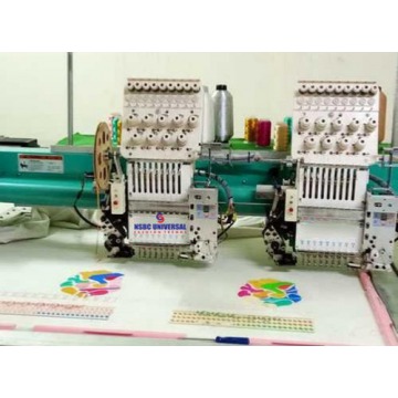 Automatic Double Head with Cording Sequin Computerized Embroidery Machine