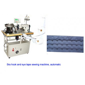 Automatic Hook And Eye Tape Sewing Machine