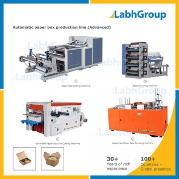 Automatic Paper Box Making Machine