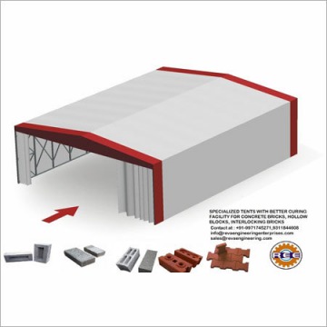 Brick and Precast Product Curing Tent