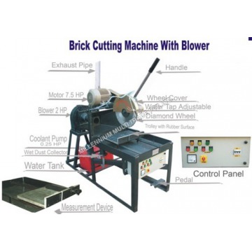 Brick Cutting Machine With Blower