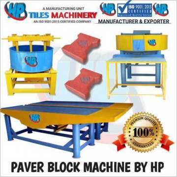 Cement Concrete Tiles Making Machine