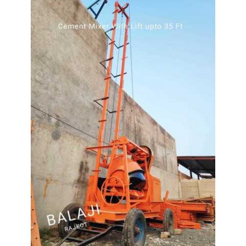 Concrete Mixer With Lift