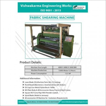 Fabric Shearing Machine