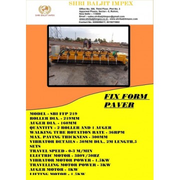 FIX FORM PAVER MACHINE