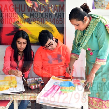 Personal Painting Classes with Raghuvir Shah 