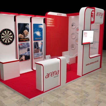 Furniture for exhibition, Booth & Stand Making, 3D Design & Animation