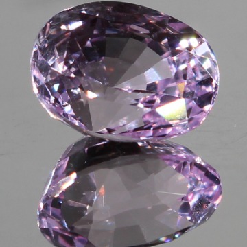 Lavender Sapphire faceted natural gemstone